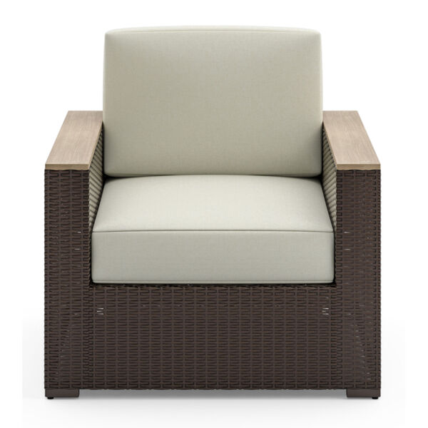 Palm Springs Brown Patio Arm Chair, image 2