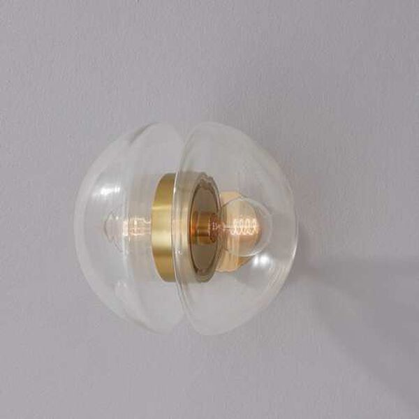 Kert Aged Brass Two-Light Wall Sconce, image 2