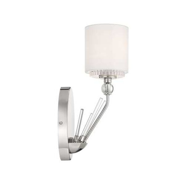 Sutton Polished Nickel One-Light Wall Sconce, image 2