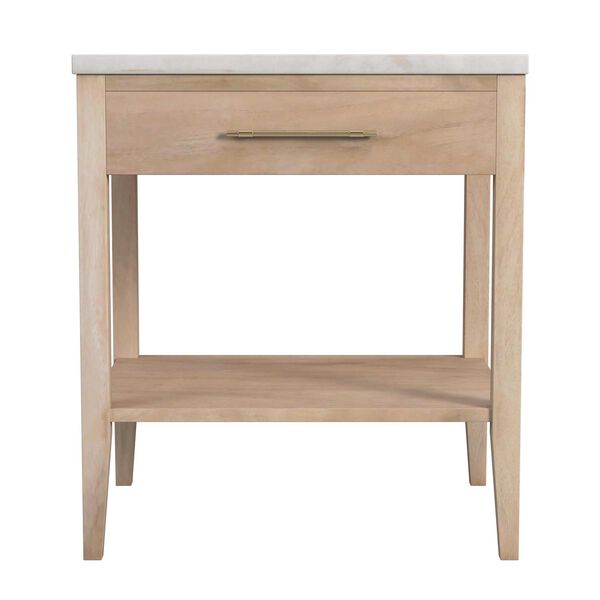 Mayfair Light Beige Nightstand with One-Drawer, image 3