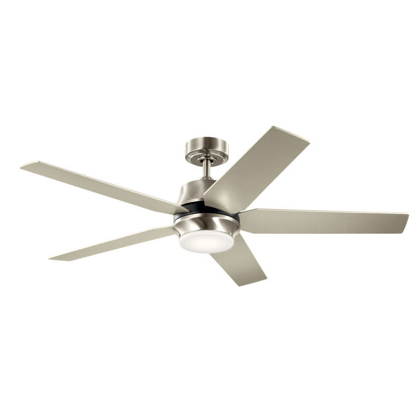 Maeve Brushed Stainless Steel 52-Inch Integrated LED Ceiling Fan, image 1