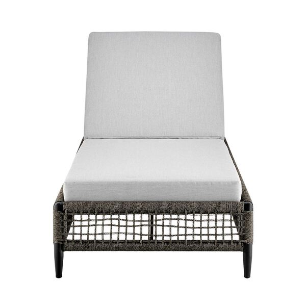 Felicia Black Outdoor Chaise Lounge, image 1