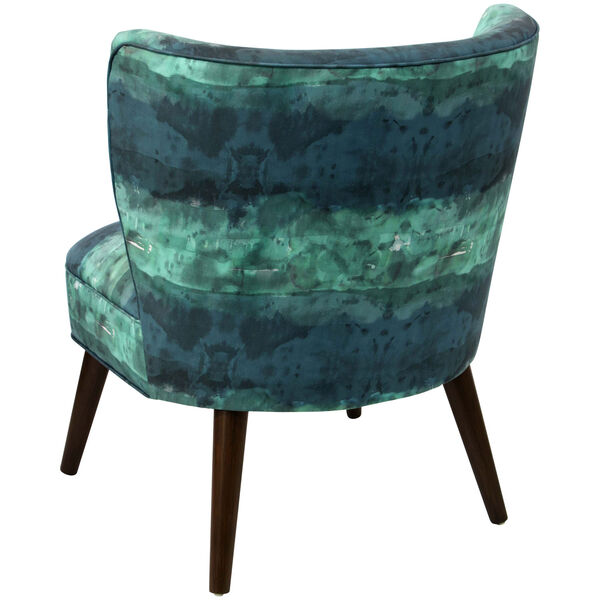 Watercolor Block Teal 35-Inch Chair, image 4