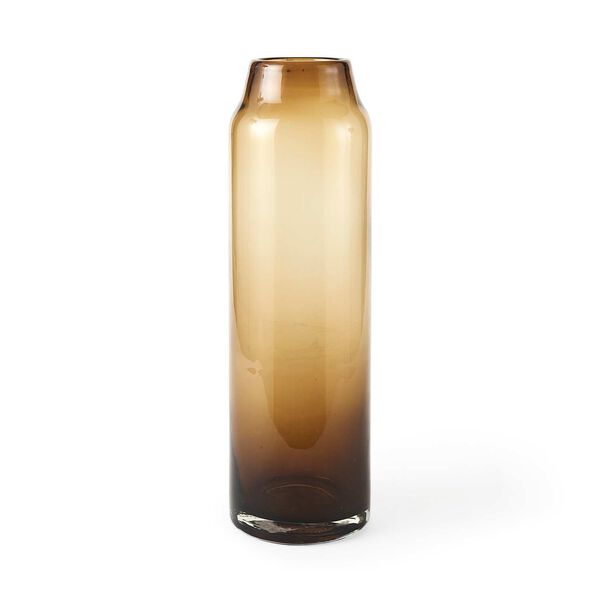 Amrita Golden Brown Five-Inch Glass Vase, image 1