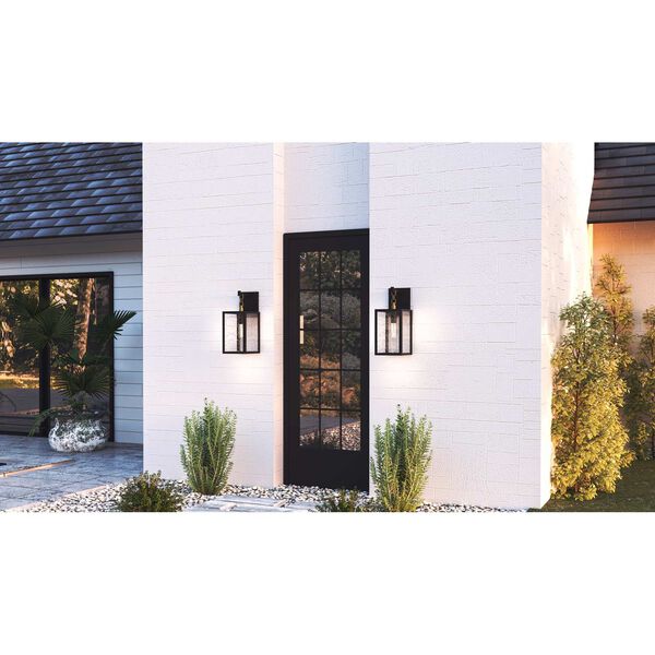 Anchorage Matte Black One-Light Outdoor Wall Mount, image 3