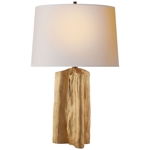 Sierra Buffet Lamp in Gild with Natural Paper Shade by Thomas O'Brien, image 1