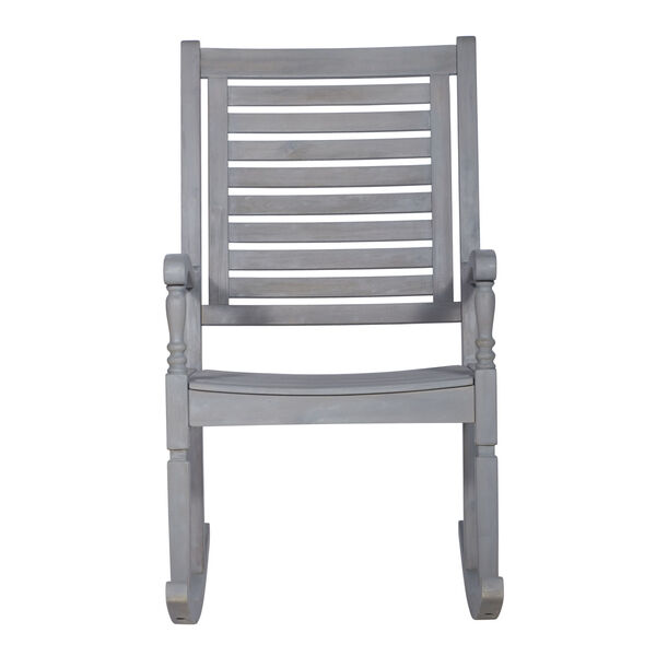 Gray Patio Rocking Chair, image 1