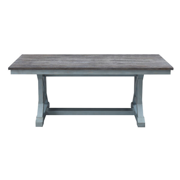 Bar Harbor Blue 78-Inch Dining Table, image 2