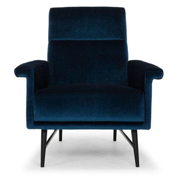 Mathise Midnight Blue and Black Occasional Chair, image 2