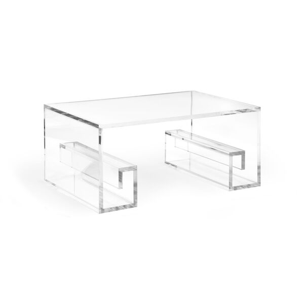 White 42-Inch Mykonos Cocktail Table, image 1