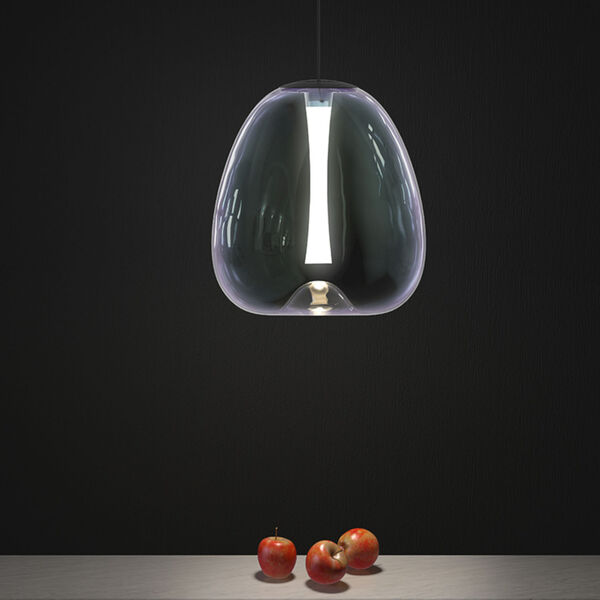 Mela Satin Black 20-Inch 3-Light LED Pendant, image 2