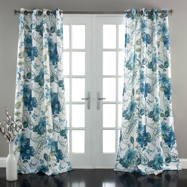 Bellacor Com Dw Image V2 Kx Prd On Demand, Lush Decor Cocoa Flower Shower Curtain Blue