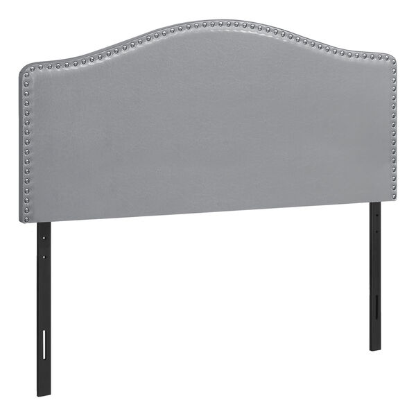 Gray and Black Full Size Headboard, image 1