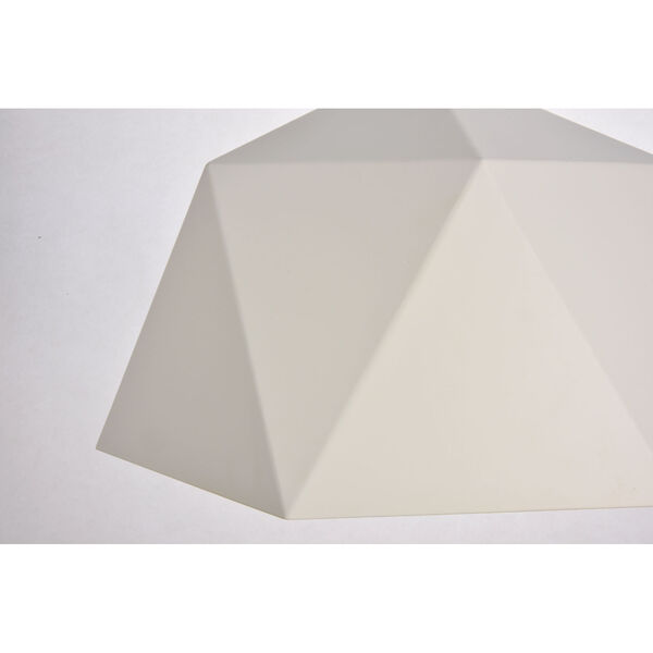 Arden White 18-Inch One-Light Pendant, image 2