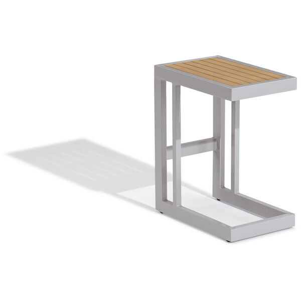 Travira Aluminium and Natural Outdoor C Table, image 1