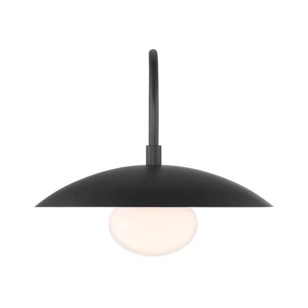 Declan Matte Black Off White One-Light Wall Sconce, image 4
