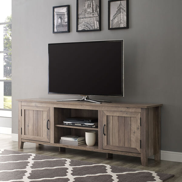 Grey TV Stand, image 2