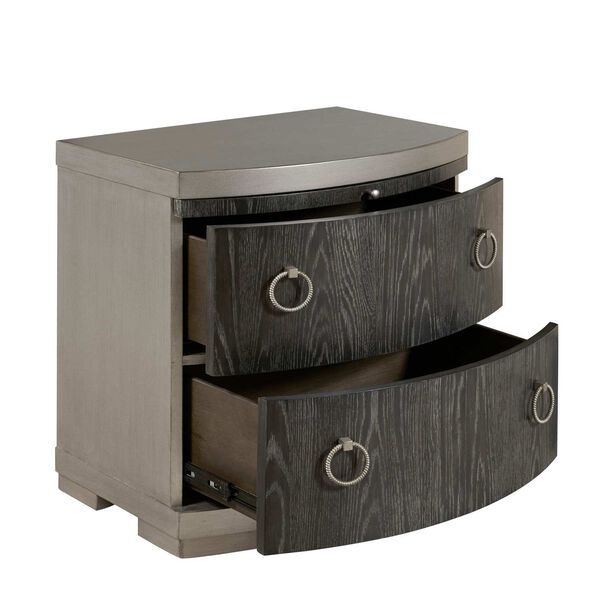 Eve Black Two Drawer Nightstand, image 6