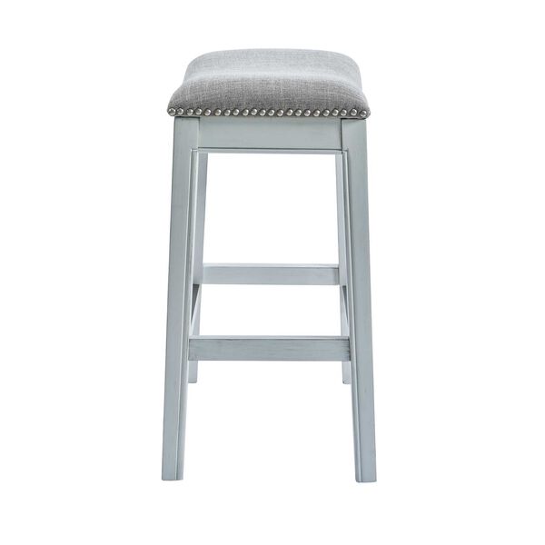 Zoey White 25-Inch Counter Height Stool, image 3