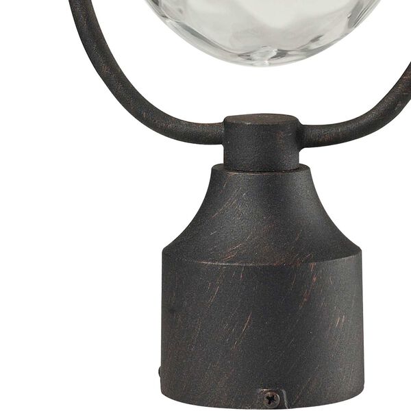 Searsport One Light Post Mount In Weathered Charcoal, image 3