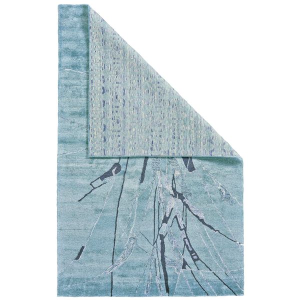 Cosmo Blue Green Gray Area Rug, image 1