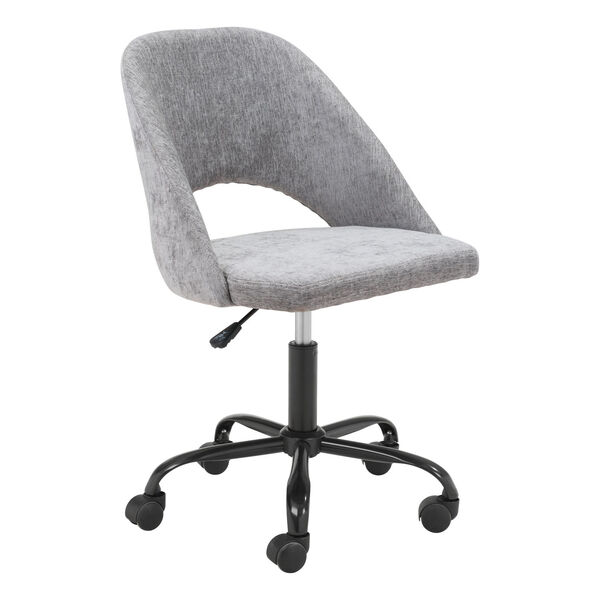 Treibh Light Gray and Black Office Chair, image 1