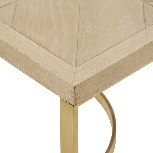 Collin Natural and Gold End Table, image 4
