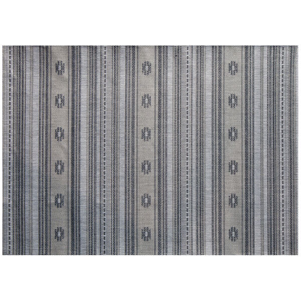 Silverton - Slate Silver 7-Feet 10-Inch x 10-Feet Rectangle Outdoor Rug, image 1