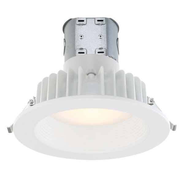 White 13W 3500K 910 Lumen LED Recessed Light, image 1