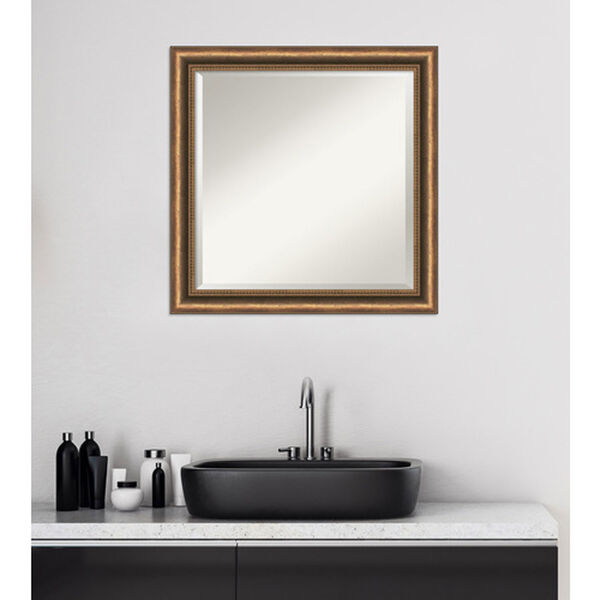 Manhattan Bronze 24-Inch Bathroom Wall Mirror, image 5