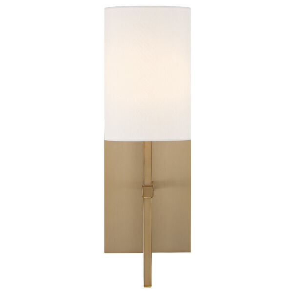Veronica One-Light Aged Brass Wall Sconce, image 1
