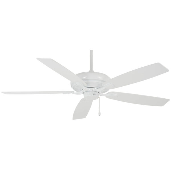 Watt White 52-Inch Ceiling Fan, image 1