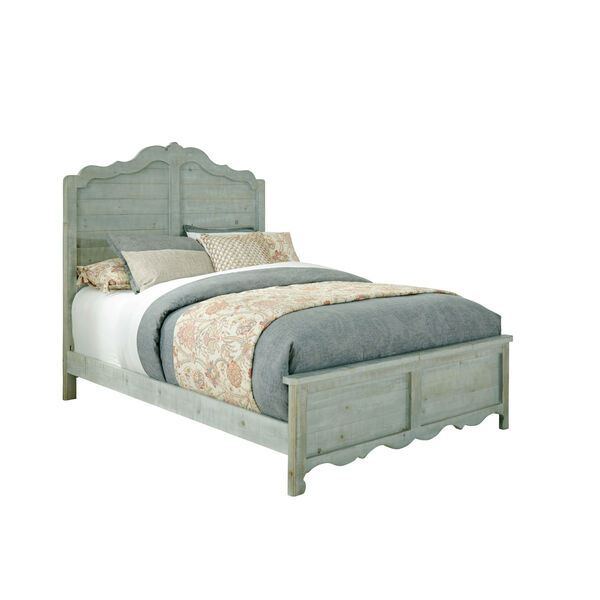 Chatsworth Mint Complete Queen Panel Bed, image 1