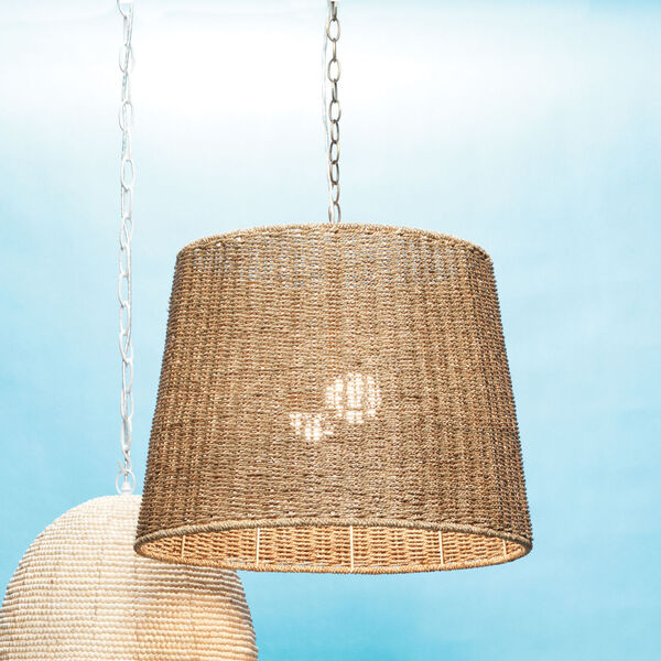 Willow Natural Seagrass Two-Light Chandelier, image 5
