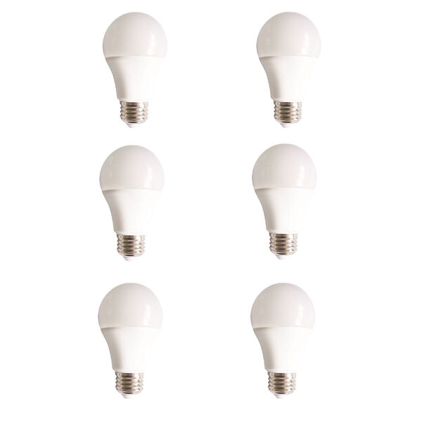 Vertis Frosted White 5000K LED Light Bulb, Set of 6, image 1