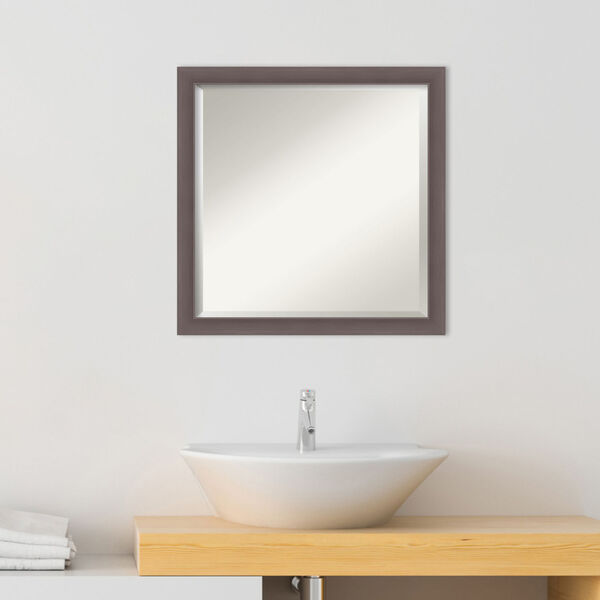 Urban Pewter 23W X 23H-Inch Bathroom Vanity Wall Mirror, image 3