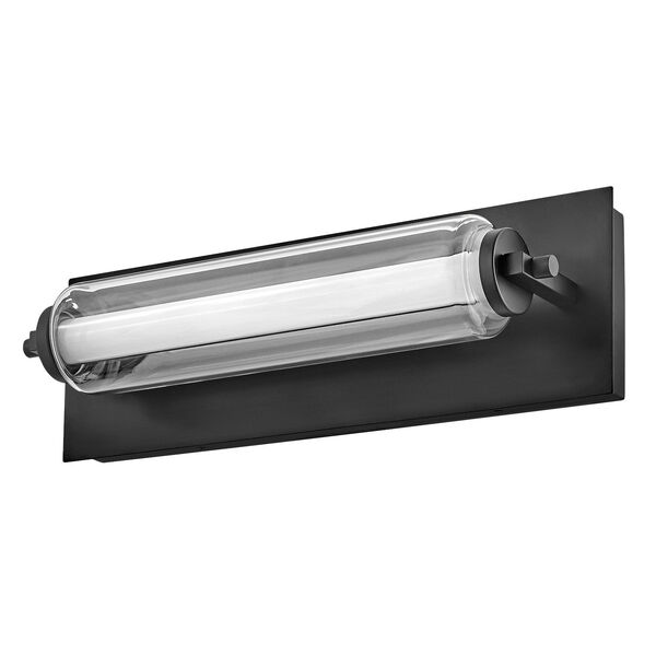 Lucien Black Small Integrated LED Bath Strip, image 5