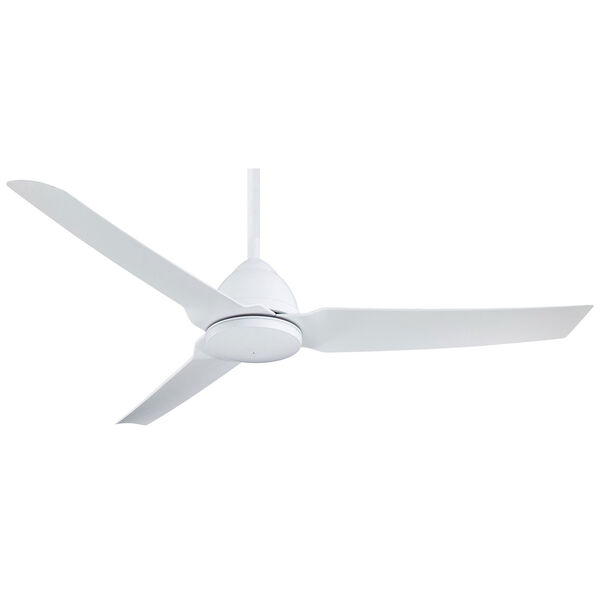 Java Flat White 54 Inch Blade Span Ceiling Fan, image 1