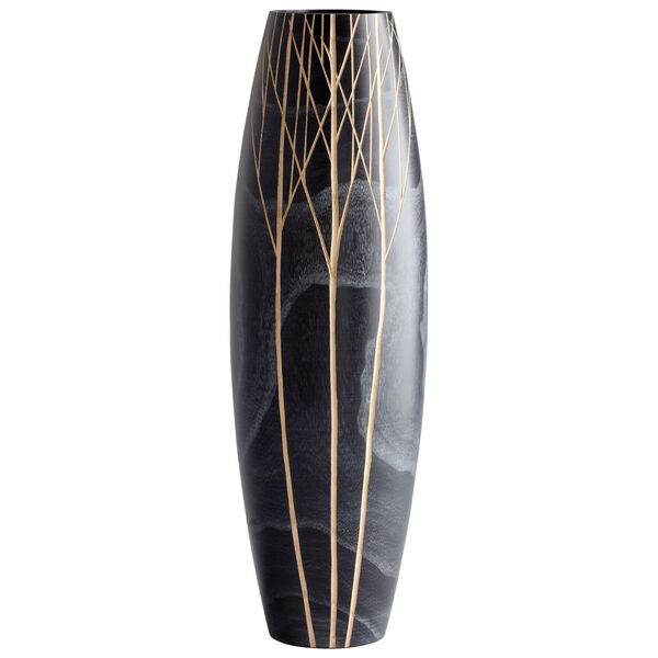 Black Onyx Winter Medium Vase, image 1