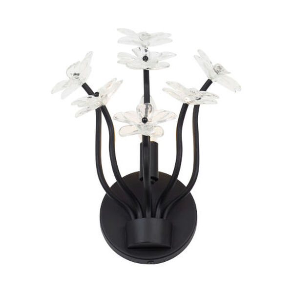 Wildflower Matte Black One-Light Wall Sconce, image 4