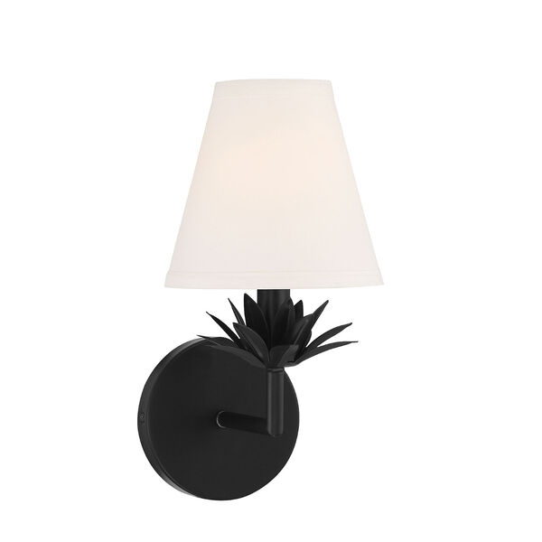 Lowry Matte Black Six-Inch One-Light Wall Sconce, image 4