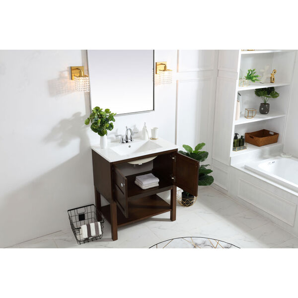 Mason Antique Coffee 30-Inch Vanity Sink Set, image 4