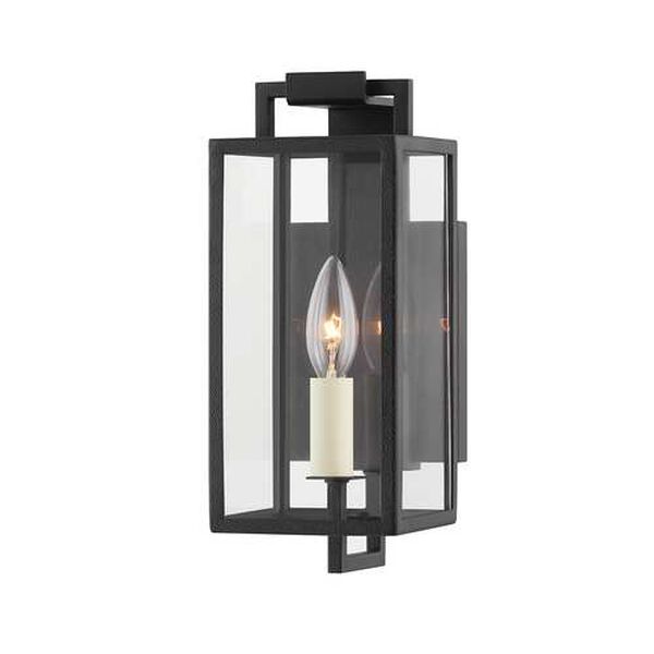 Beckham Forged Iron One-Light Outdoor Wall Sconce, image 1