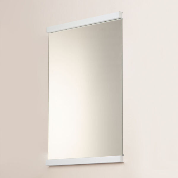 Luminance Polished Chrome 36 In. x 30 In. Two-Light LED Mirror Kit, image 2
