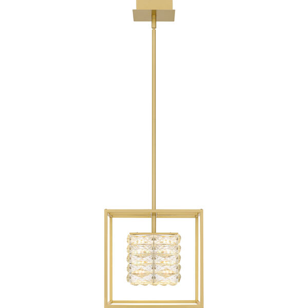 Dazzle Soft Gold One-Light LED Pendant, image 5