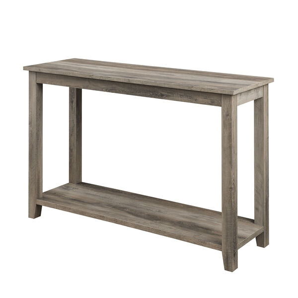 Grey Wash Wood Sofa Table, image 5
