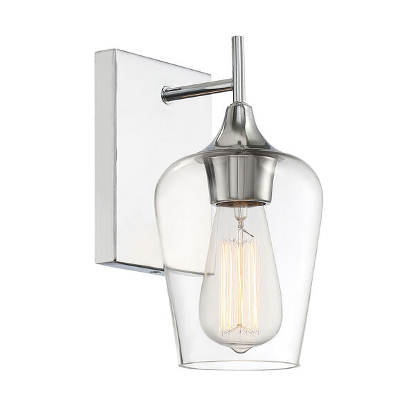 Selby Polished Chrome One-Light Wall Sconce, image 3