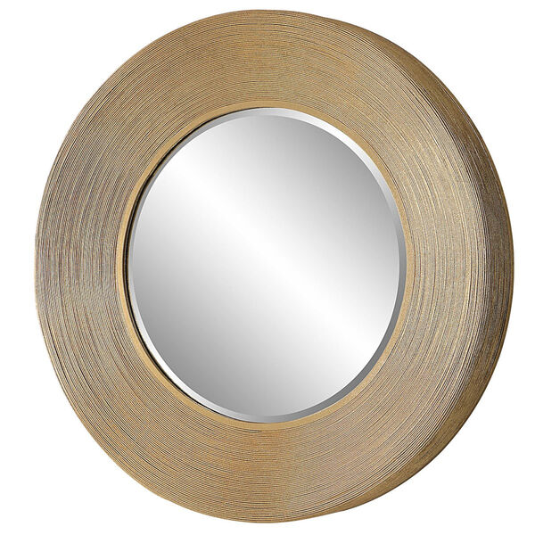 Archer Gold Round Wall Mirror, image 4