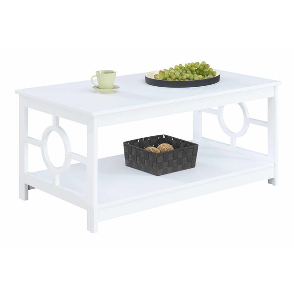 Ring White Coffee Table, image 3
