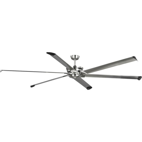 Huff Brushed Nickel 96-Inch Ceiling Fan, image 1